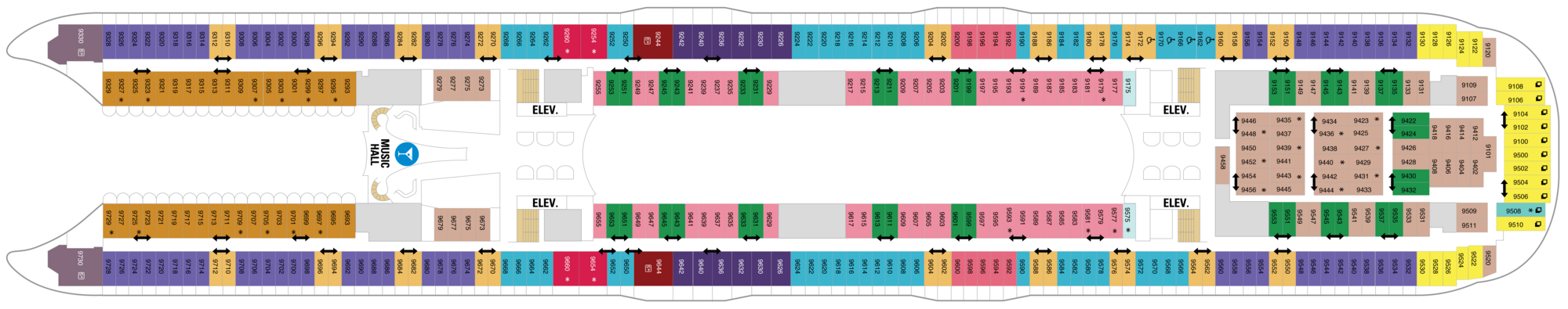 Deck 9 plan